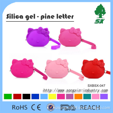 Colorful Silicone Mini Coin Purse For Lady